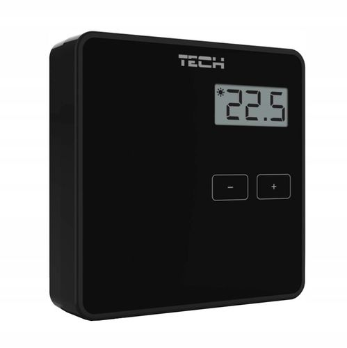 STEROWNIK REGULATOR POKOJOWY PRZEWODOWY NATYNKOWY ST-294 v1 CZARNY TECH na Arena.pl