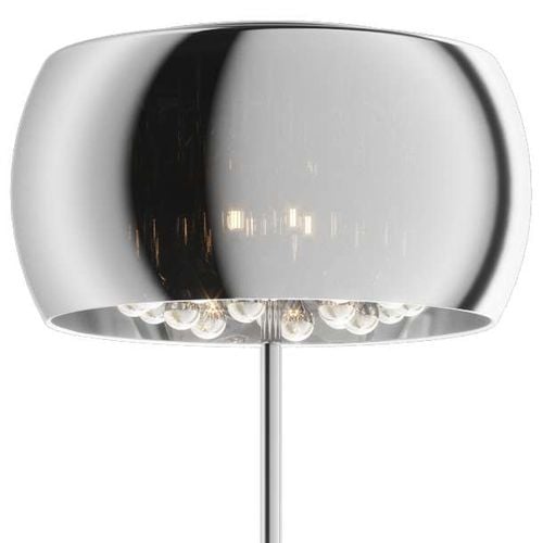 Podłogowa lampa glamour CRYSTAL F0076-04A-F4FZ szklana kryształki chrom na Arena.pl