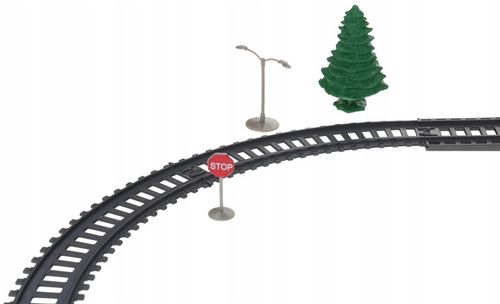 Kolejka Elektryczna Pociąg Ogromny Tor Tunel Podnoszony Most 366cm Wagony na Arena.pl