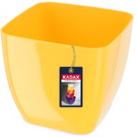 DONICZKA OSŁONKA NA KWIATY KWADRATOWA ŻÓŁTA 8CM