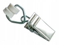 Żabka żabki do firanek KARNISZY SZYN ALUMINIOWYCH metalowa - 100 sztuk