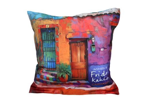 Poduszka z wypełnieniem/suwak - F. Kahlo (CARMANI) na Arena.pl