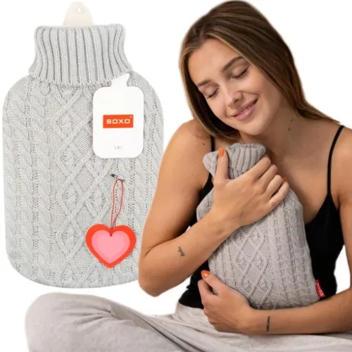 TERMOFOR DUŻY SOXO TERMOFOR GUMOWY NA WODĘ 1,8L PREZENT DLA BABCI DLA MAMY na Arena.pl