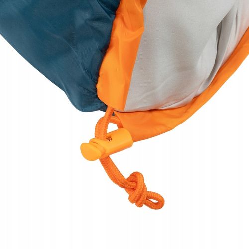 Śpiwór prostokątny Bergson Square 200 EZ Plus niebieski 2w1 Zamek Prawy na Arena.pl