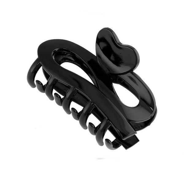 Klamra do włosów czarna 8 cm zdjęcie 1