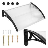 Daszek nad drzwi zadaszenie 100x60 cm przezroczysty