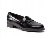 CLARKS BUTY DAMSKIE Półbuty Hamble Loafer 261475364 Czarny r.38
