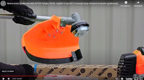 KOSA SPALINOWA podkaszarka wykaszarka kosiarka trawy MAJSTER PL MP0415 na Arena.pl