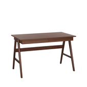 Biurko 120 x 70 cm ciemne drewno SHESLAY