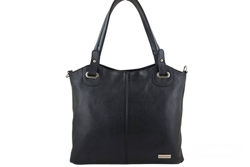 Codzienna duża torebka damska - Czarna zdjęcie 1