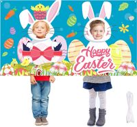 Fotościanka wielkanocna do Zdjęć Baner Wielkanoc Królik 75x139cm