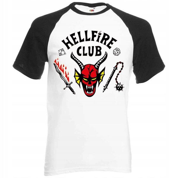 HELLFIRE CLUB Koszulka Stranger Things Serial Netflix r. M zdjęcie 1