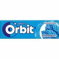 GUMA ORBIT DRAŻE PEPPERMINT 14G NIEBIESKA