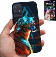 ETUI DO SAMSUNG GALAXY A71 - TYGRYS MĘSKIE WZORY NA OBUDOWĘ, CASE
