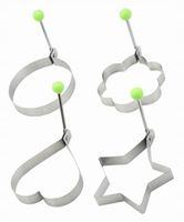 ZESTAW 4 szt FOREMKI DO JAJEK SADZONYCH STALOWE