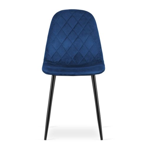 Krzesło ASTI - granat aksamit x 3 na Arena.pl
