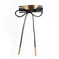 naszyjnik choker blaszka n488