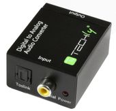 Konwerter Audio SPDIF Toslink Coaxial RCA /Analog RCA L/R Techly301139