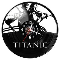 Zegar ścienny z płyty winylowej Titanic 852.14