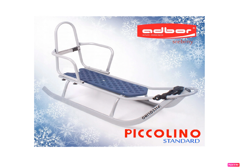 SANKI PICCOLINO Z OPARCIEM NAVY zdjęcie 2