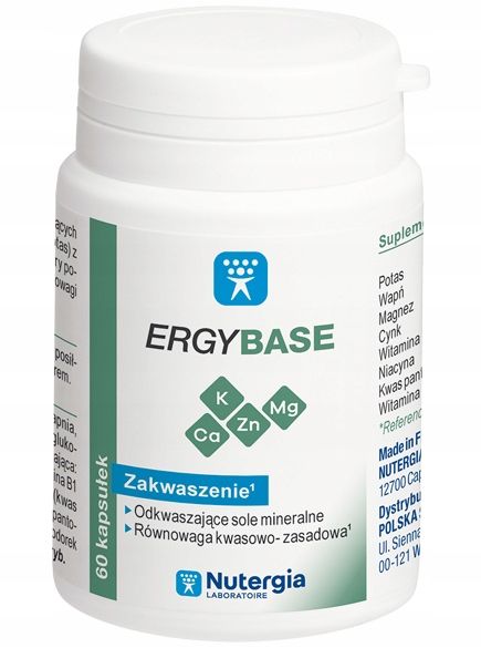 ERGYBASE 60 kapsułek NUTERGIA zdjęcie 1