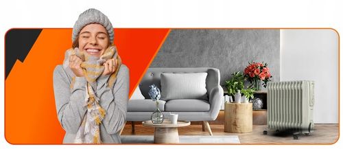 GRZEJNIK ELEKTRYCZNY 2500W OLEJOWY 13 ŻEBEREK TERMOSTAT ŻEBERKOWY OLEJAK na Arena.pl