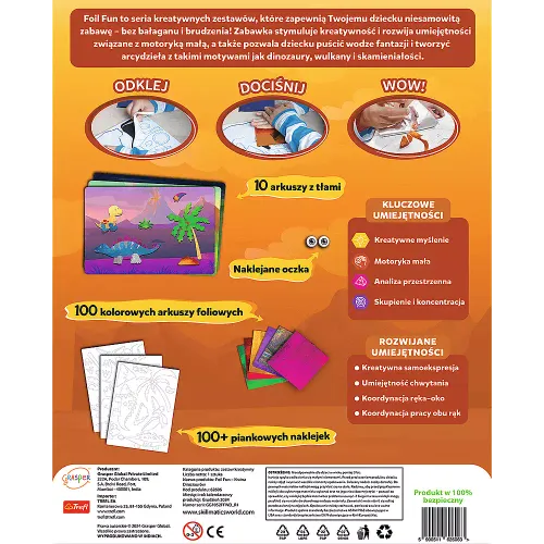 Skillmatics, Foil Fun. Kraina Dinozaurów. Zestaw kreatywny na Arena.pl