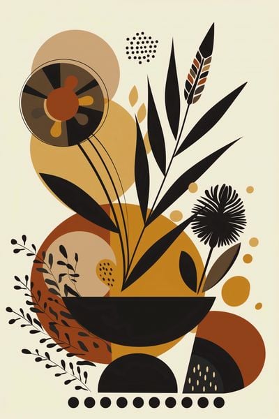 Plakat 20x30cm Ogrody Geometryczne zdjęcie 1