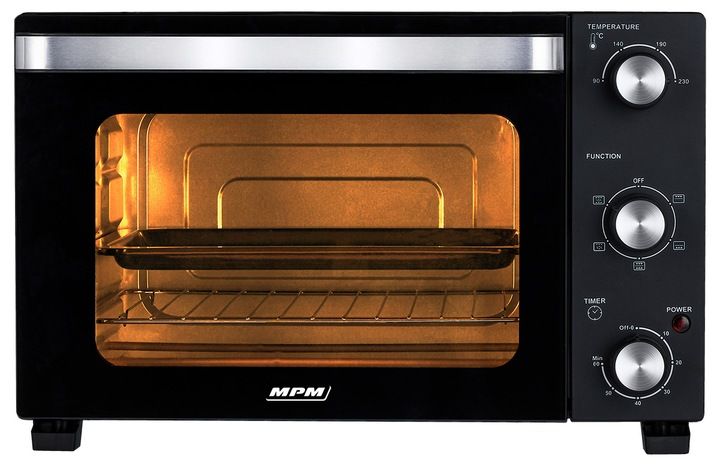 Piekarnik mini elektryczny mocny z termoobiegiem 28 l MPM MPE-15/T zdjęcie 13