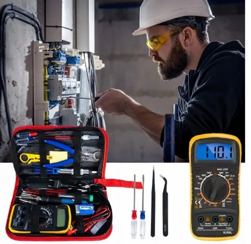 Lutownica ZESTAW NARZĘDZI Multimetr 40 ELEMENTÓW SOLIDNY + GRATIS HAMAK na Arena.pl