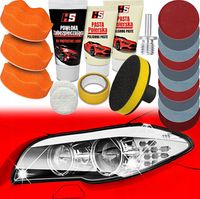 ZESTAW DO POLEROWANIA REGENERACJI RENOWACJI LAMP REFLEKTORÓW SAMOCHODOWYCH