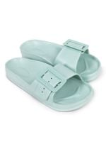 Klapki damskie z klamrą miętowe 40 YOCLUB