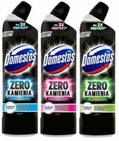 2 x Domestos Zero Kamienia Żel WC Toalet zestaw 2,25l Mix Lime Ocean Pink