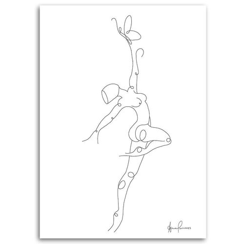 Deco Panel, Tancerka minimalizm 70x100 na Arena.pl