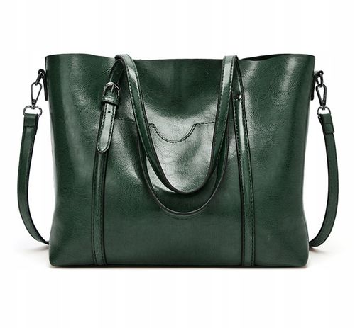 POJEMNA SKÓRZANA TORBA DAMSKA MIEJSKA TOREBKA Koanni na Arena.pl