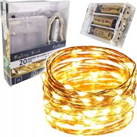 LAMPKI NA BATERIE 20 LED DRUCIKI MIKRO LED MICRO CHOINKOWE CHOINKA