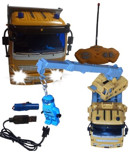 Dźwig Budowlany Ciężarówka samochód NA PILOT 27Mhz RC #A1 zdjęcie 1