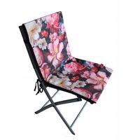 Poduszka wodoodporna na krzesło z oparciem TIP 80x40 cm z nadrukiem Lilly