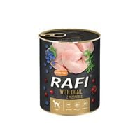 karma dla psa rafi z przepiórką, borówką i żurawiną 400g