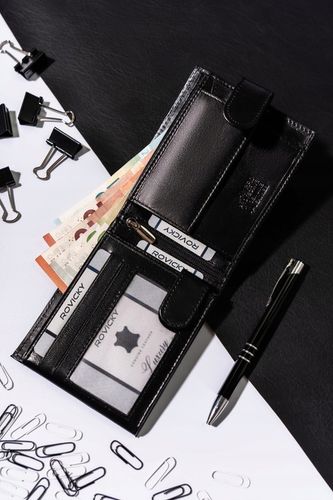 Elegancki portfel męski skórzany zapinany w pudełku na prezent Always Wild na Arena.pl