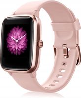 Smartwatch zegarek damski wodoodporny z funkcjami IDW19 różowy