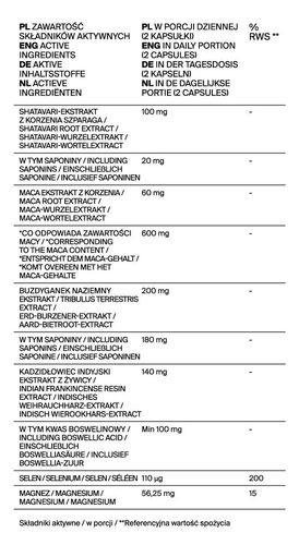 wsparcie dla mężczyzn 60 kapsułek libido male qi-nu na Arena.pl