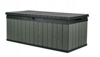 Skrzynia ogrodowa DARWIN BOX 380L można siadać Pojemna Schowek na Balkon