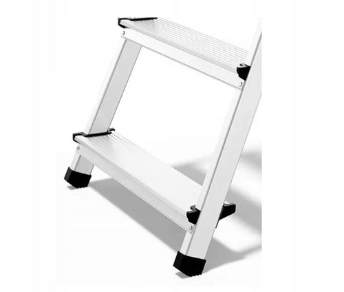 Drabina aluminiowa jednostronna 4 stopnie wytrzymałość 125 kg Magazynuj na Arena.pl