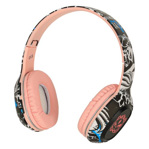 Słuchawki Bezprzewodowe Nauszne Bluetooth Składane Różowe Podświetlane na Arena.pl