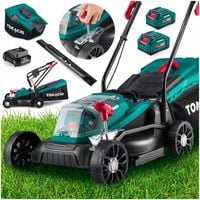 KOSIARKA AKUMULATOROWA 33CM INDUKCYJNA 20V AKU 2x4Ah KOSZ 32L + ŁADOWARKA