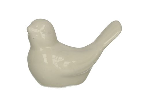 FIGURKA CERAMICZNA PTAK BIAŁY 5X7 CM na Arena.pl
