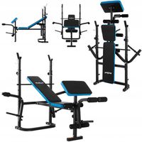 Ławka treningowa regulowana wielofunkcyjna z modlitewnikiem REBEL