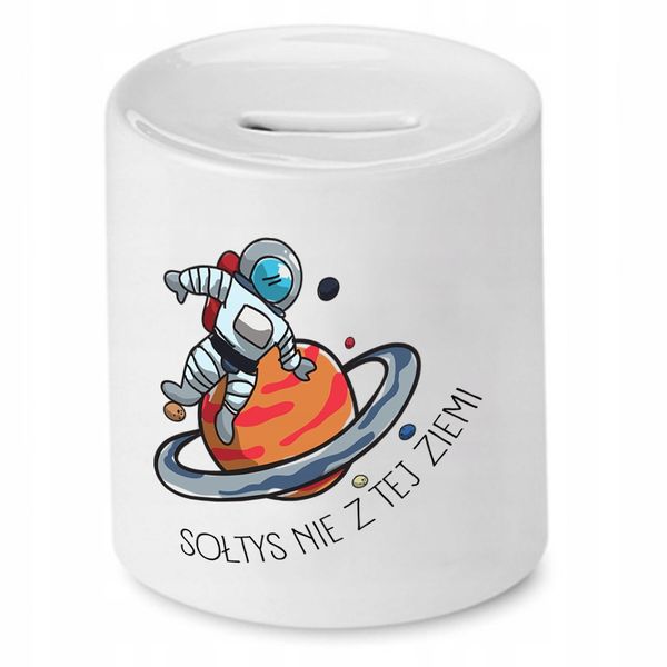 Skarbonka Prezent Dla Sołtysa Nie Z Tej Ziemi Z Nadrukiem Ze Zdjęciem zdjęcie 1