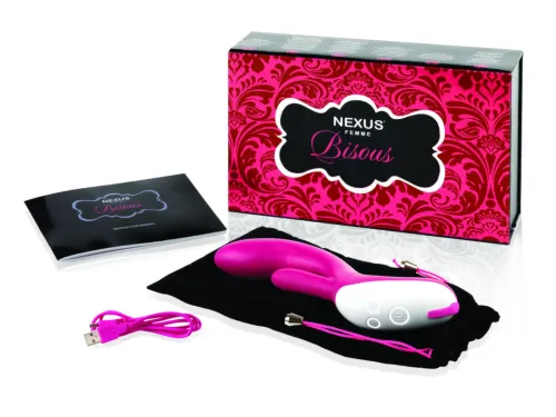 nexus femme bisous - model ze stymulatorem, silikonowy, ładowany usb na Arena.pl